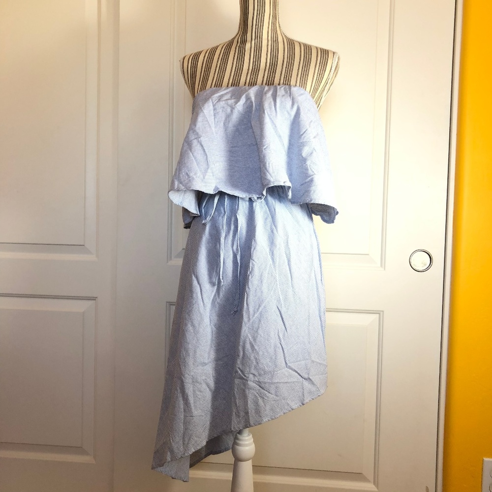 NWOT SHE Soul Harmony Energy Blue / White Dress